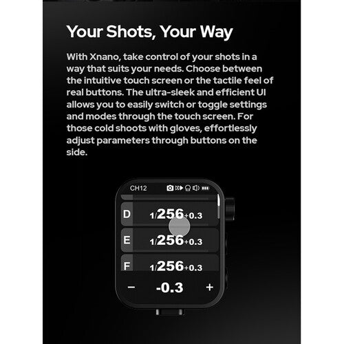 Godox X3 F TTL Wireless Flash Trigger with Touchscreen for FUJIFILM Cameras - Perfect for Studio & Outdoor Photography
