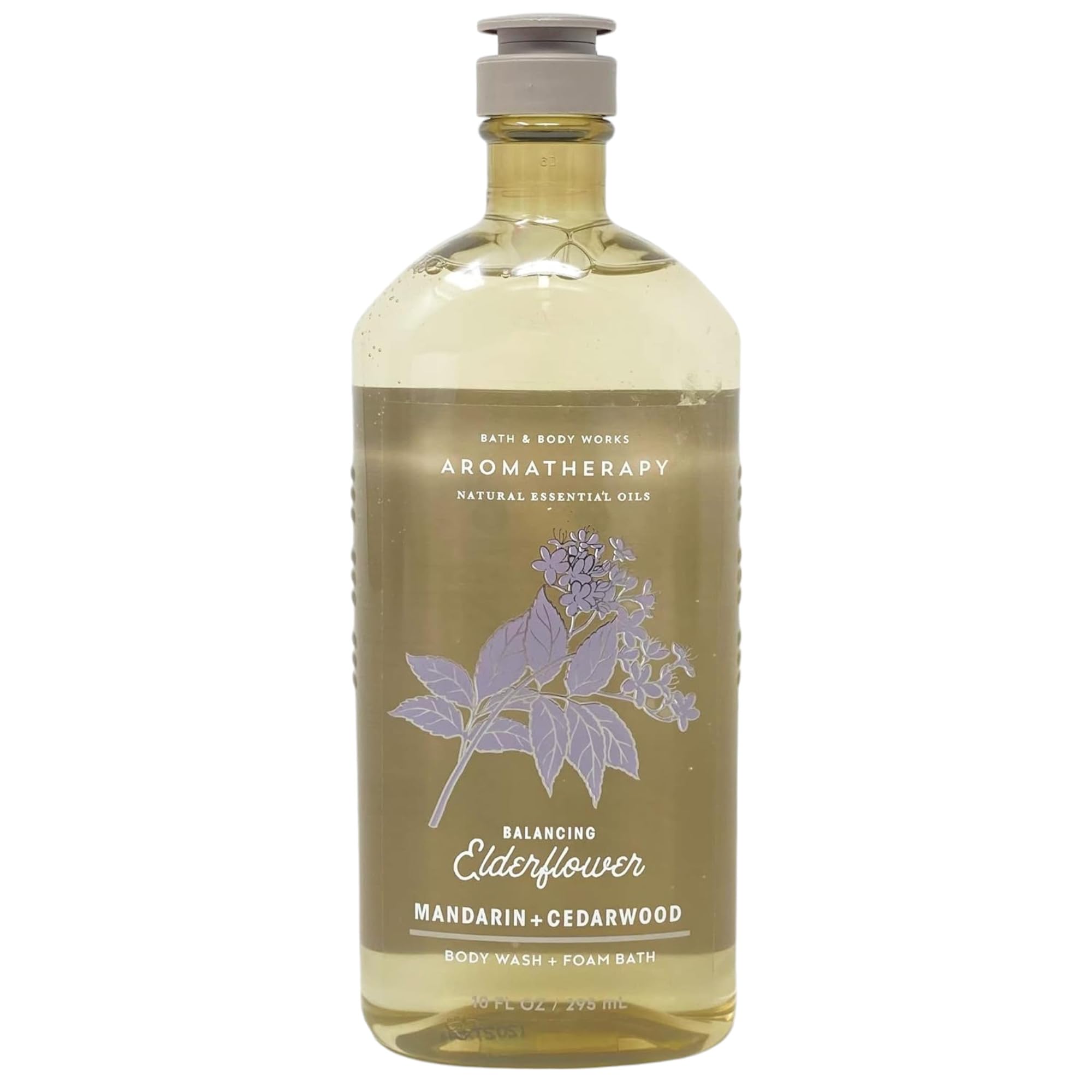 Bath and Body Works Aromatherapy Body Wash & Foam Bath - Mandarin Cedarwood Scent, 10 fl oz | Relaxing Shower Gel for Stress Relief & Self Care | Perfect for Bath Time, Spa Days & Gift Giving