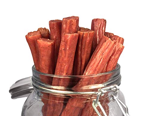 Sugar Free Keto Turkey Sticks - Free Range, Gluten Free, Paleo & Whole30 Approved | Nitrate & MSG Free Healthy Protein Snacks | Zero Sugar Turkey Jerky for Hiking, Travel & Low Carb Diet