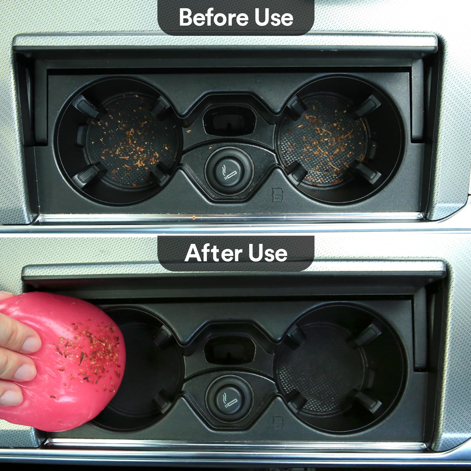 PULIDIKI Car Cleaning Gel & Putty 2-Pack - Pink & Blue for Auto Detailing