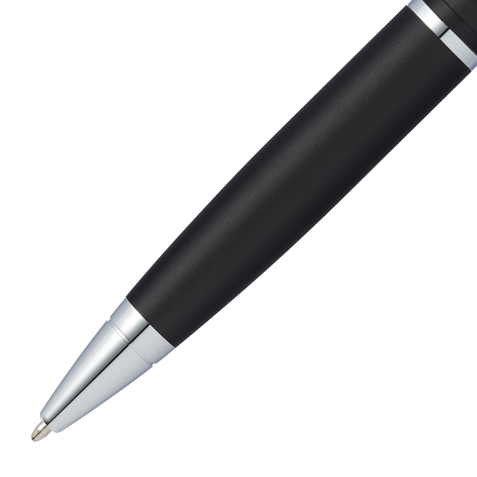 Premium Cross Calais Matte Black Ballpoint Pen with Chrome Trim - Elegant Writing Instrument for Office, Business & Gifting