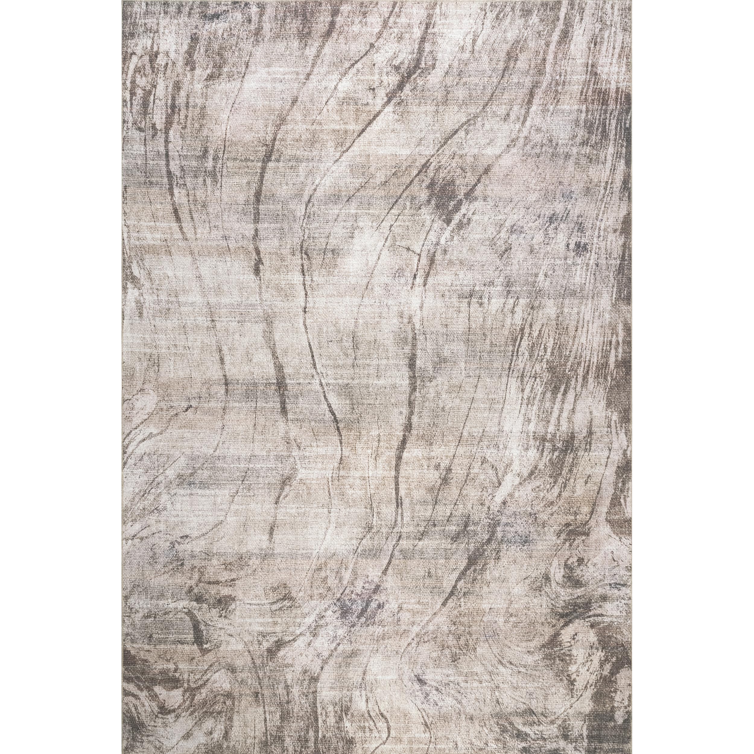 nuLOOM Charmaine Fading Marble Area Rug 6x9 Feet, Beige Modern Abstract Rug for Living Room, Bedroom & Office Decor