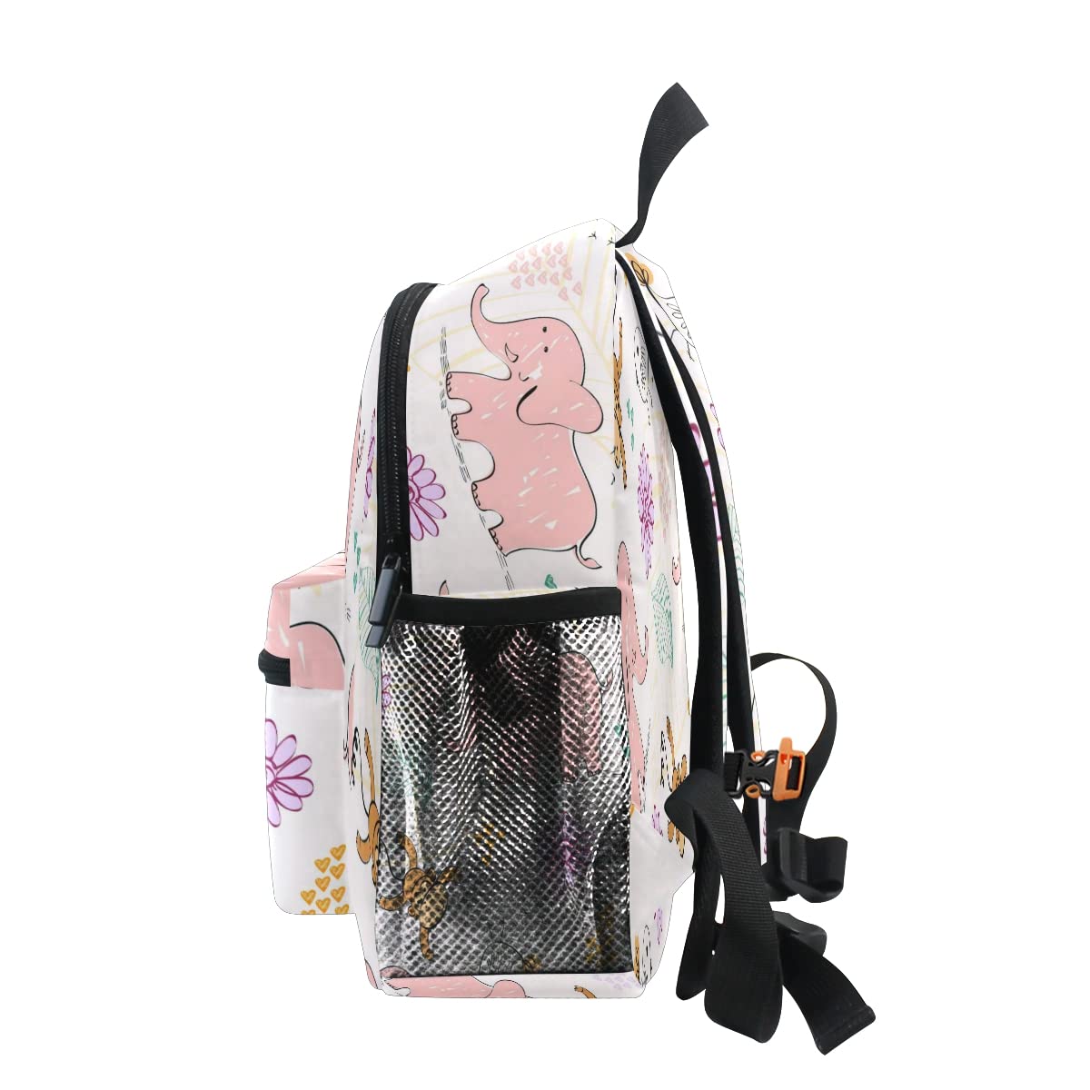 Personalized Kids Backpack with Name - Custom Cartoon Elephant Toddler Book Bag for Daycare, Travel & School | Durable & Colorful Design for Boys & Girls | Perfect for Preschool, Outings & Daily Use