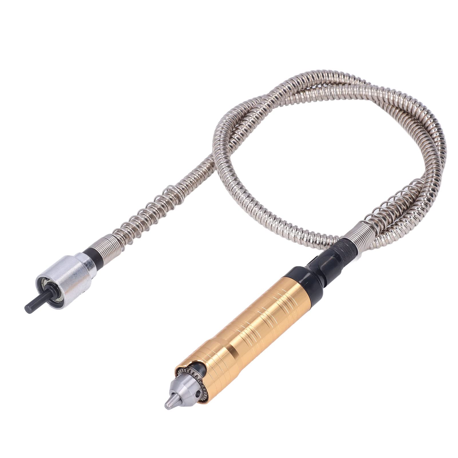 Hilitand Flex Shaft Extension Chuck Key Adapter - Flexible Drill Attachment for Electric Drill & Rotary Grinder - Compatible with Dremel Tools - Perfect for DIY Projects, Jewelry Making & Metal Polishing