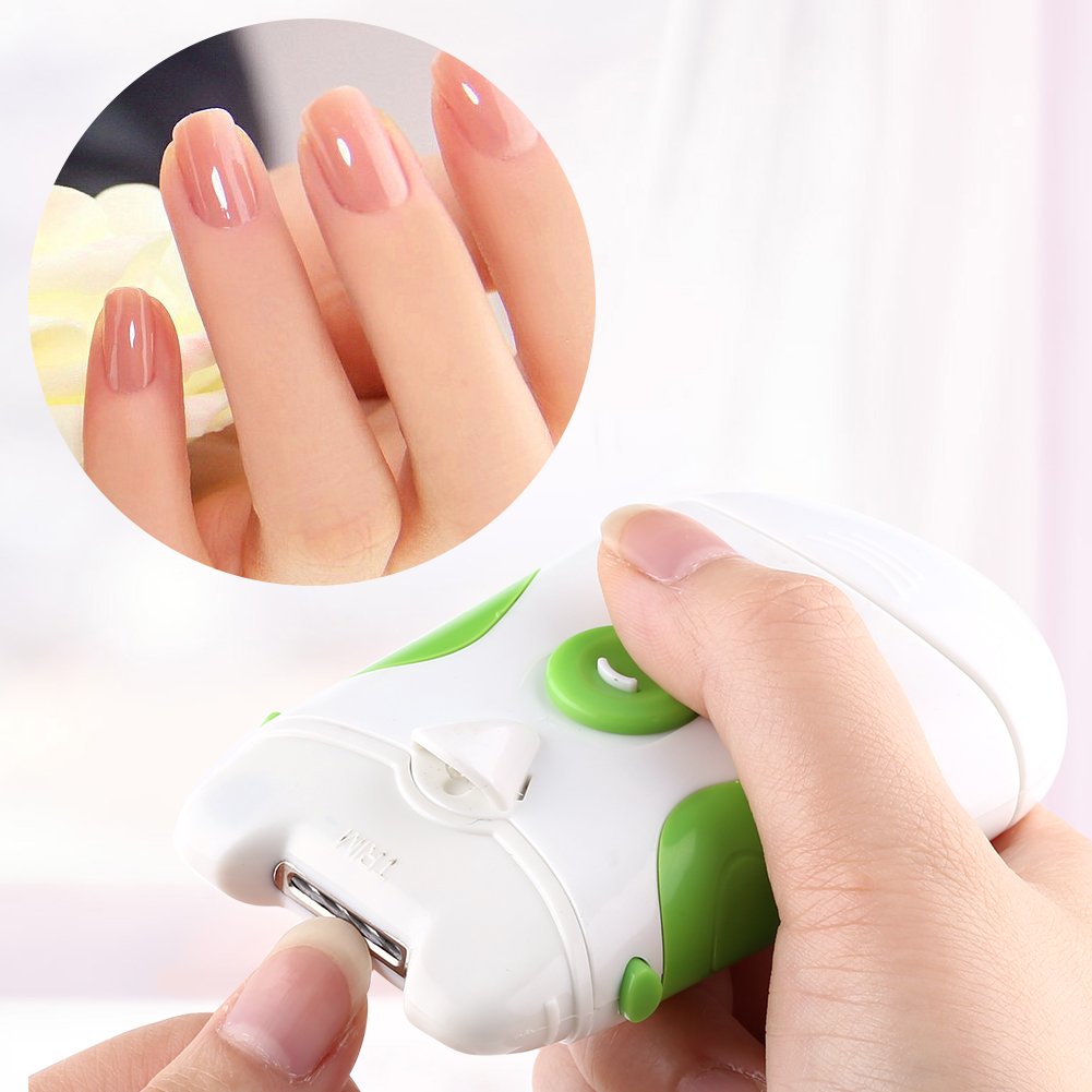 Electric Nail Clipper & Trimmer - Professional Manicure Kit for Fingernails & Toenails | Rechargeable Nail File & Cutter for Men, Women & Adults | Perfect for Home, Travel & Salon Use