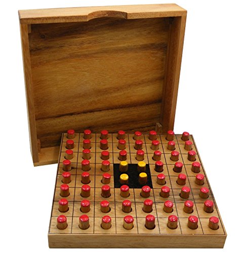Winshare Wooden Othello Reversi Strategy Board Game - Compact Travel Size for Kids & Adults - Perfect for Family Game Night, Travel, and Office Breaks