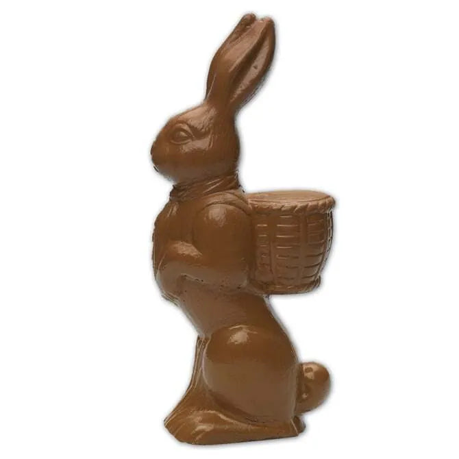 Easter Bunny with Basket - 2 Piece Chocolate Mold for DIY Candy Making, Holiday Treats & Easter Decorations
