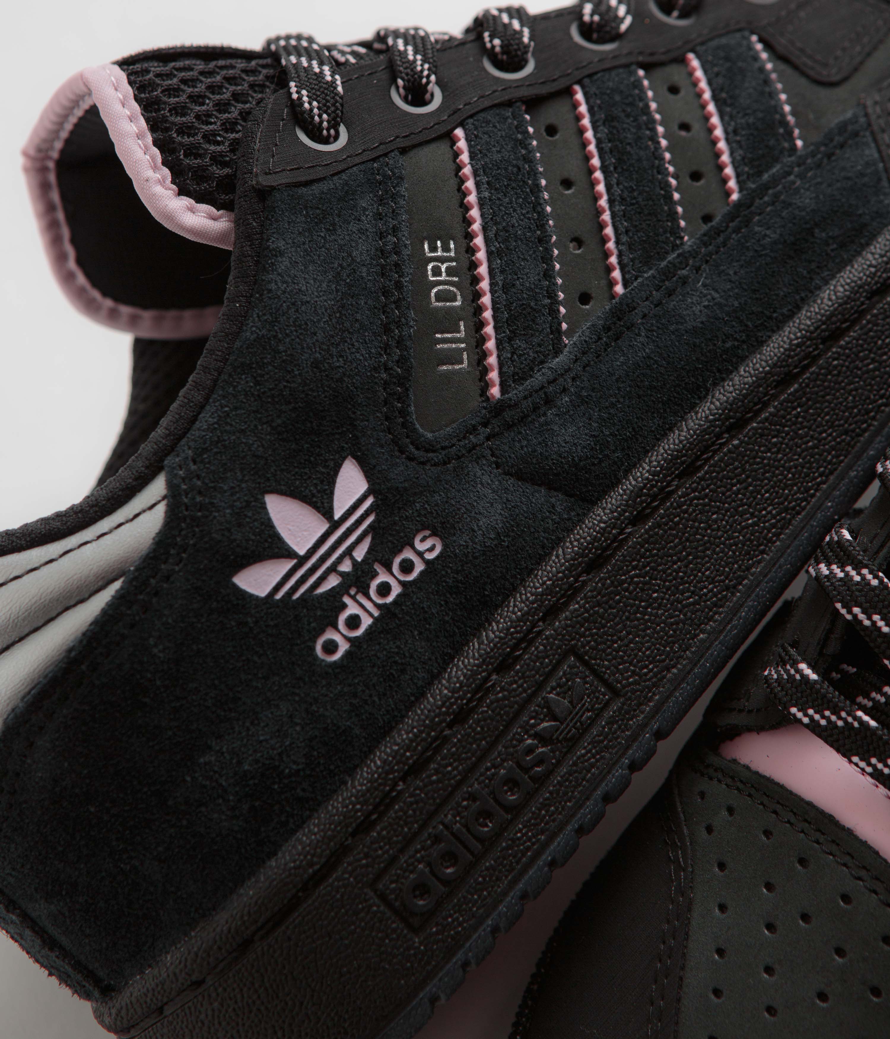 Adidas x Lil Dre Centennial 85 Low ADV Sneakers - Core Black / Clear Pink / Core Black - Stylish Streetwear Shoes for Men & Women | Perfect for Casual Wear, Gym, and Urban Fashion