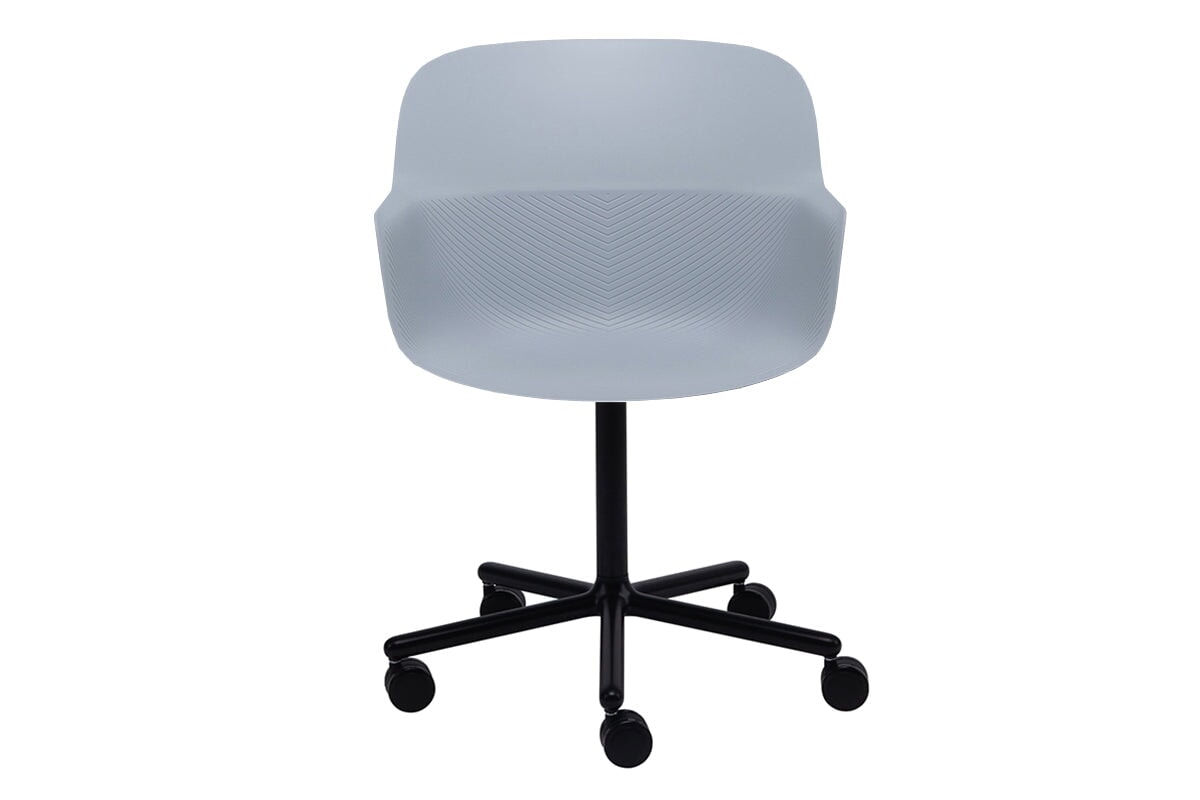 Tommy Tub Plastic Chair with Swivel Base - Durable Outdoor & Indoor Seating for Patio, Poolside, and Garden Relaxation