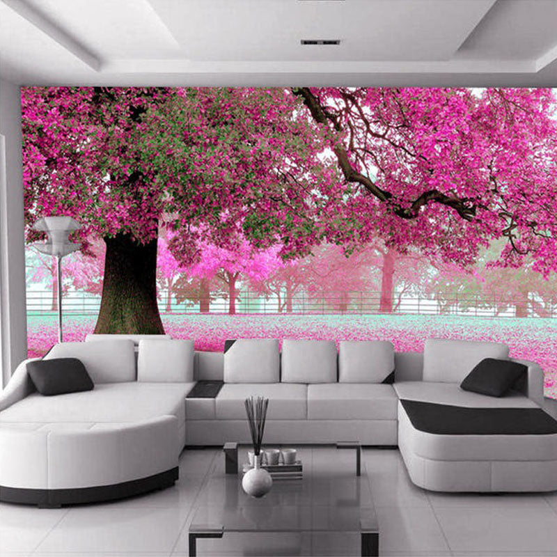 Autumn Tree Wallpaper - Premium Peel & Stick Removable Wallpaper for Home Decor | Perfect for Living Room, Bedroom, and Office Accent Walls