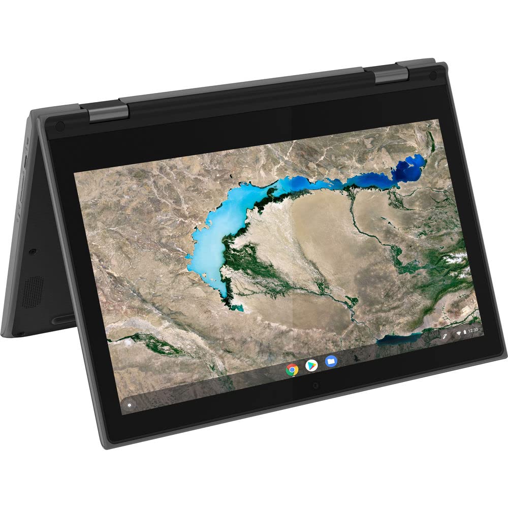 Lenovo Chromebook 300e 2-in-1 Convertible Laptop - AMD Processor up to 2.4GHz, 32GB eMMC, 4GB DDR4 RAM, 11.6