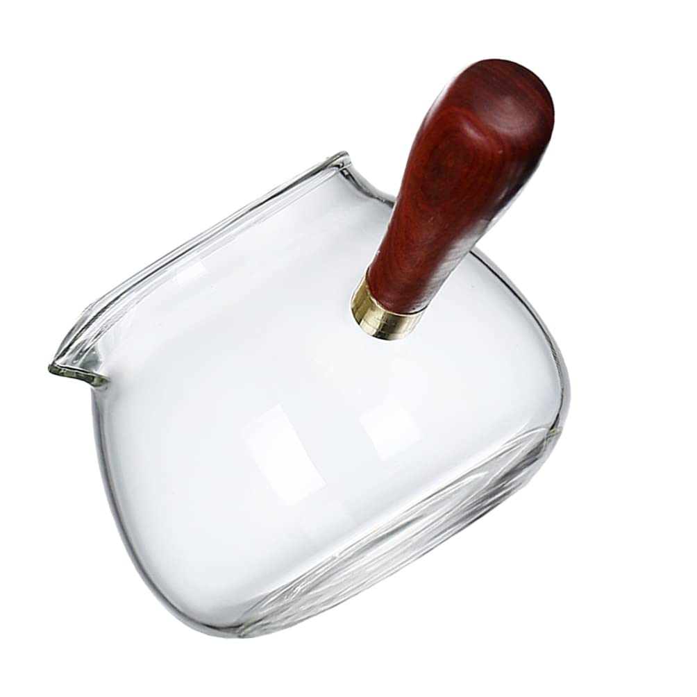 Zerodeko 350ml Glass Saucepan with Nonstick Coating - Small Milk Pot, Pasta Cooker & Butter Warmer - Stovetop Safe for Kitchen, Restaurant & Home Use - Perfect for Simmering, Melting & Cooking Sauces
