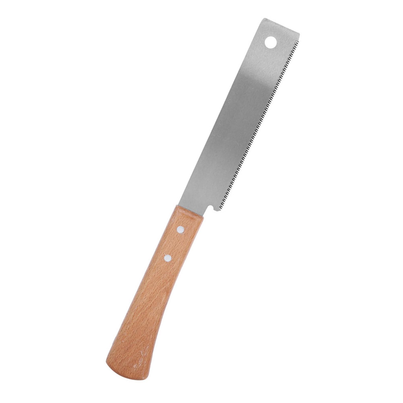 12 Inch Wooden Handle Hand Saw - Razor Teeth Flush Cutting Pull Saw for Woodworking, Trim, Door Jamb & Finish Cuts | Perfect for DIY Projects, Carpentry & Home Improvement