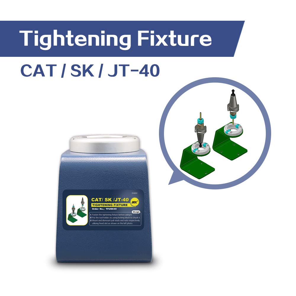 CAT40 Tool Holder Tightening Fixture - CNC Tool Holder Locking Seat for Milling Machines & Lathes - Perfect for Precision Machining & Metalworking