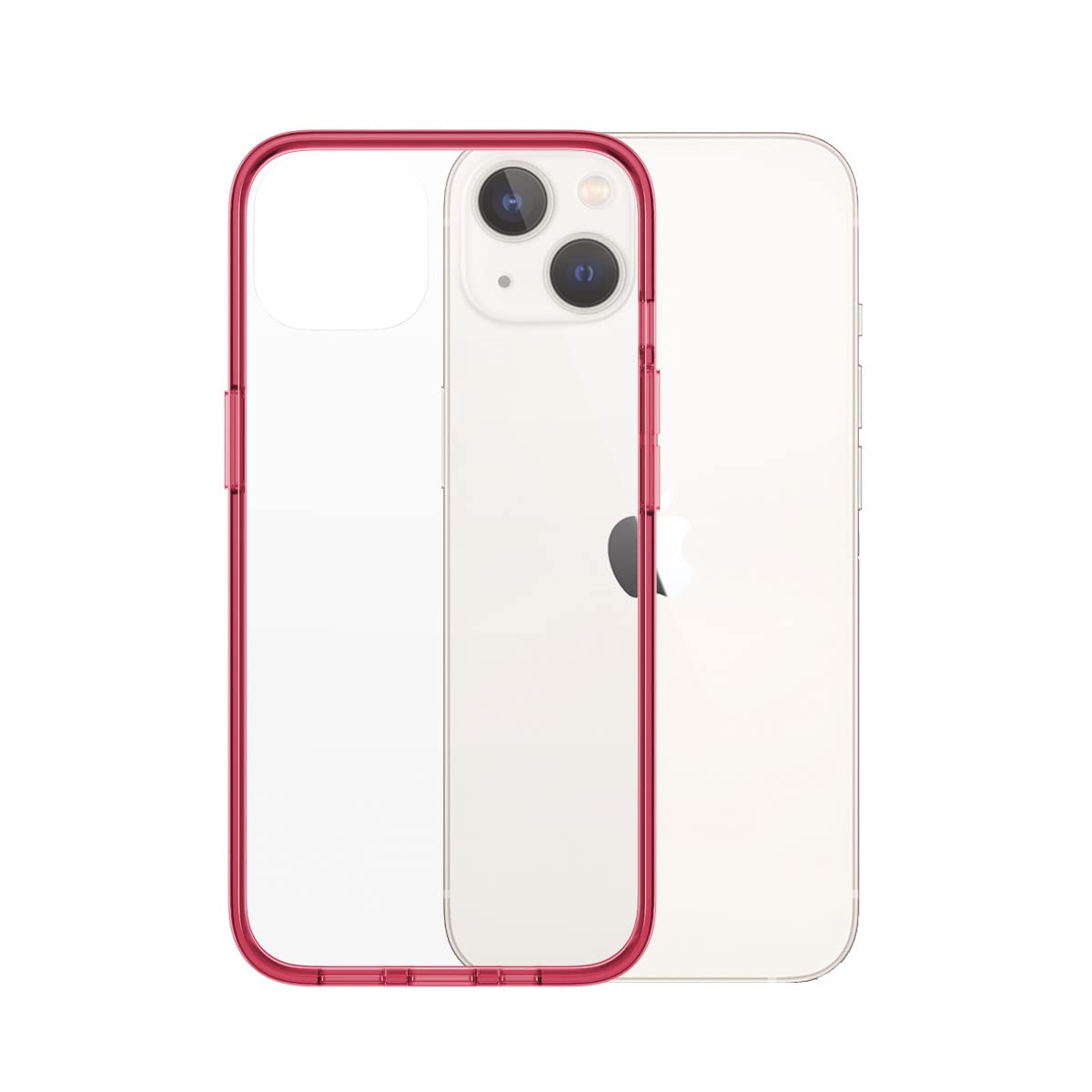 Military-Grade Shockproof iPhone 13 Case - Panzer Glass ClearCaseColor Strawberry Limited Edition | Ultra-Durable Hard Case with Military Protection | Perfect for Outdoor Adventures, Travel & Everyday Use