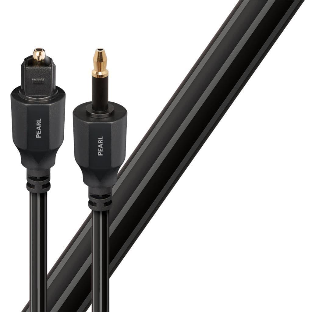 AudioQuest Pearl Optilink 48Gbps HDMI Cable - 4K 8K Ultra HD, HDR, Dolby Vision, ARC/eARC - High-Speed Fiber Optic HDMI 2.1 Cable for Home Theater, Gaming, and Professional AV Setups