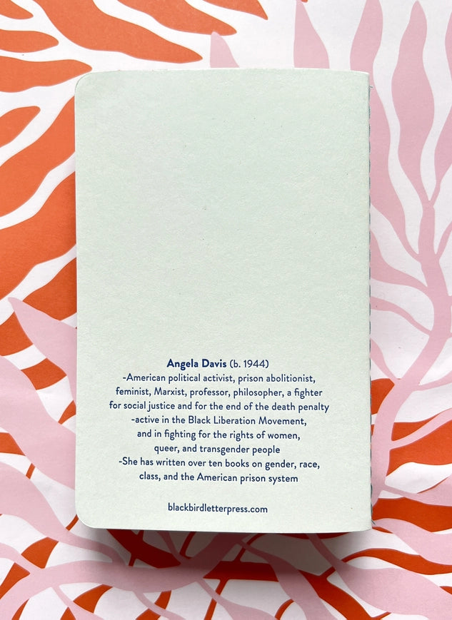 Angela Davis Notebook - Inspirational Journal for Activists, Students & Writers - Perfect for Note Taking, Journaling & Gift Giving