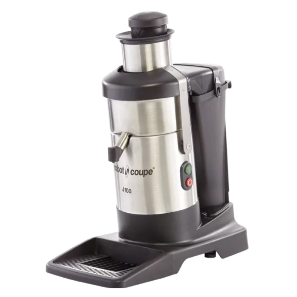 Robot Coupe J100 7.5L Automatic Commercial Juicer - 1.3HP, 120V - Perfect for Restaurants, Juice Bars & Smoothie Shops