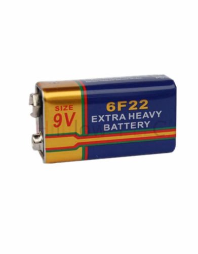 200 Pieces 6F22 6LR61 Bulk 9V Heavy Duty Long Lasting Carbon Zinc Batteries for Smoke Detectors, Toys, and Electronic Devices