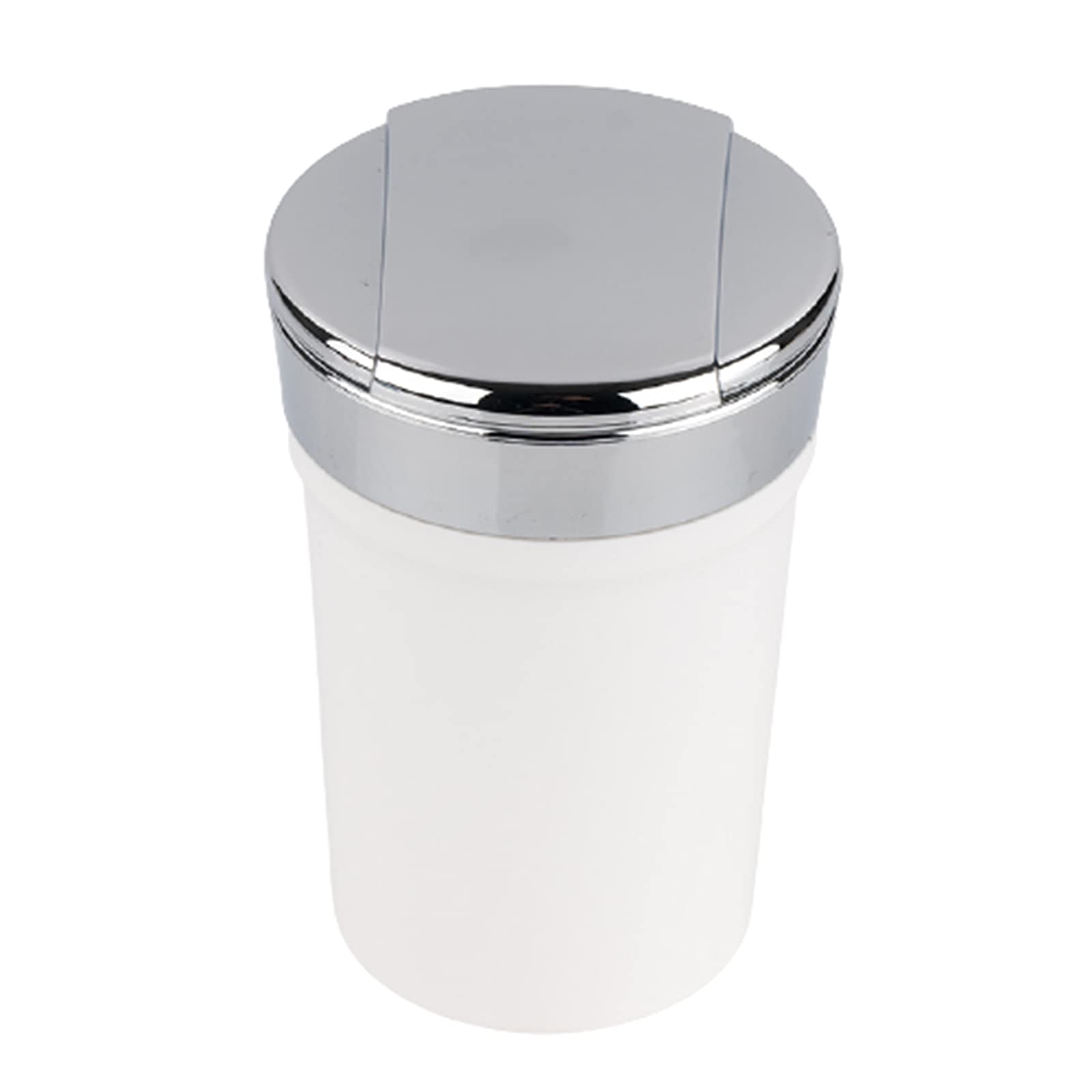 Premium Car Ashtray with Lid & Blue LED Light - Large Capacity Metal Car Garbage Can for Smoking - Perfect for Road Trips, Commuting & Car Decor Accessories
