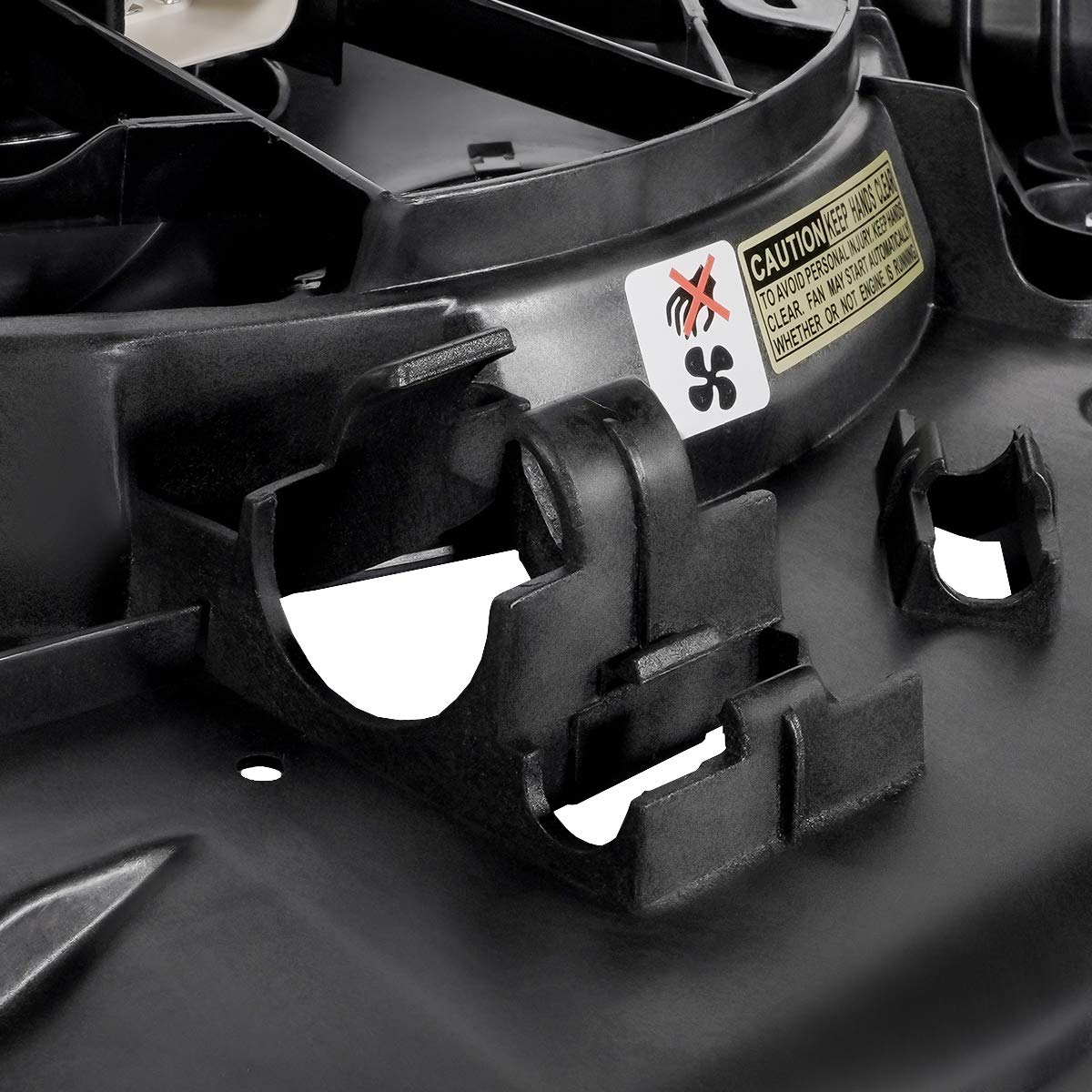 DNA MOTORING OEM-RF-0106 High Performance Radiator Cooling Fan Assembly - Direct Replacement for 2001-2004 Ford Escape & 2001-2006 Mazda Tribute - Improved Cooling Efficiency - Perfect for Engine Overheating Prevention & Summer Driving