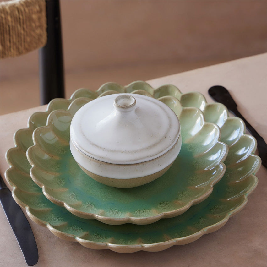 Costa Nova Marrakesh Plate - Handcrafted Ceramic Dinner Plate, Moroccan-Inspired Design for Home Dining & Entertaining | Perfect for Restaurants, Weddings & Special Occasions