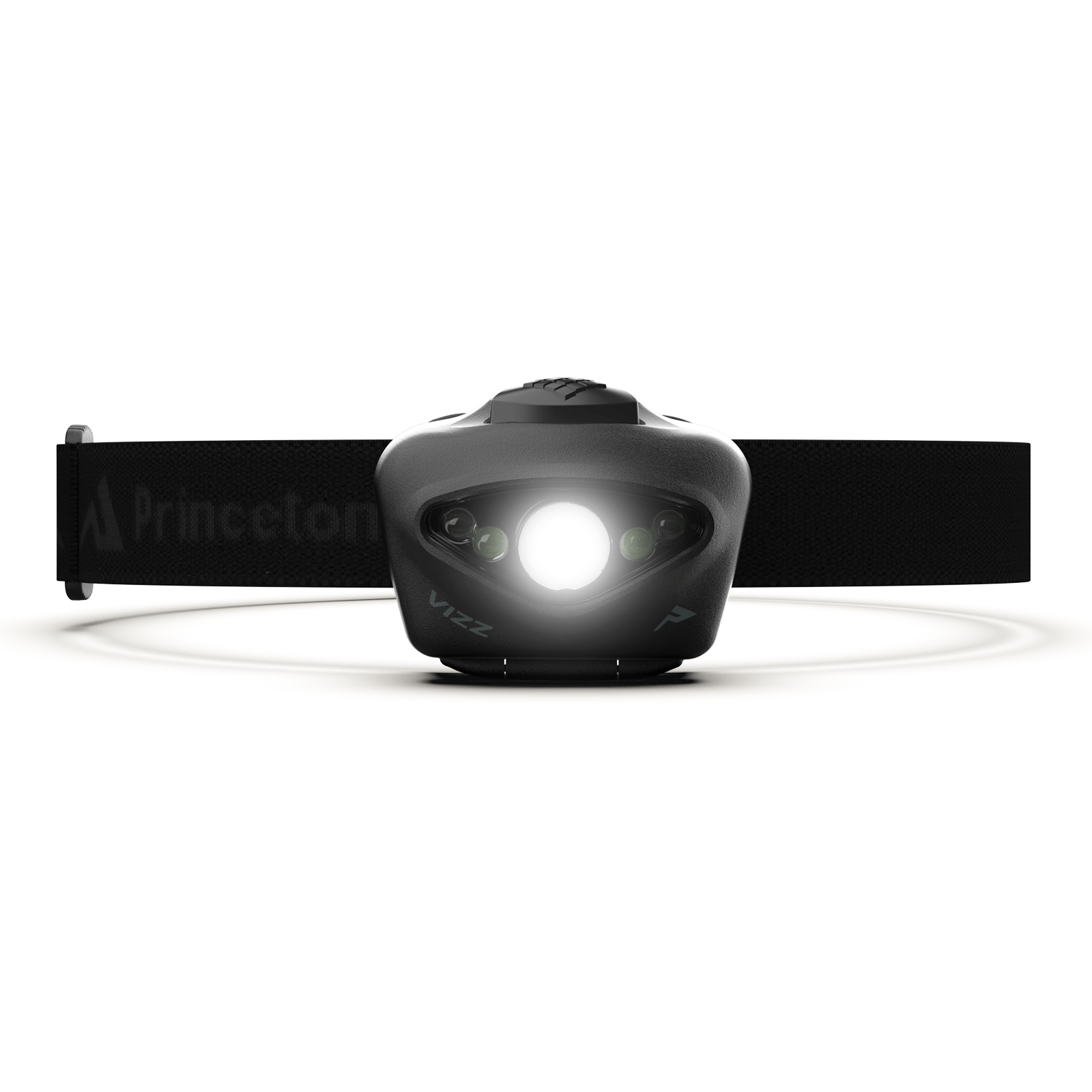 Princeton Tec Vizz 550 RGB Headlamp - 550 Lumens Ultra Bright LED Light with 33 Hours Runtime - Perfect for Camping, Hiking, Running & Outdoor Adventures