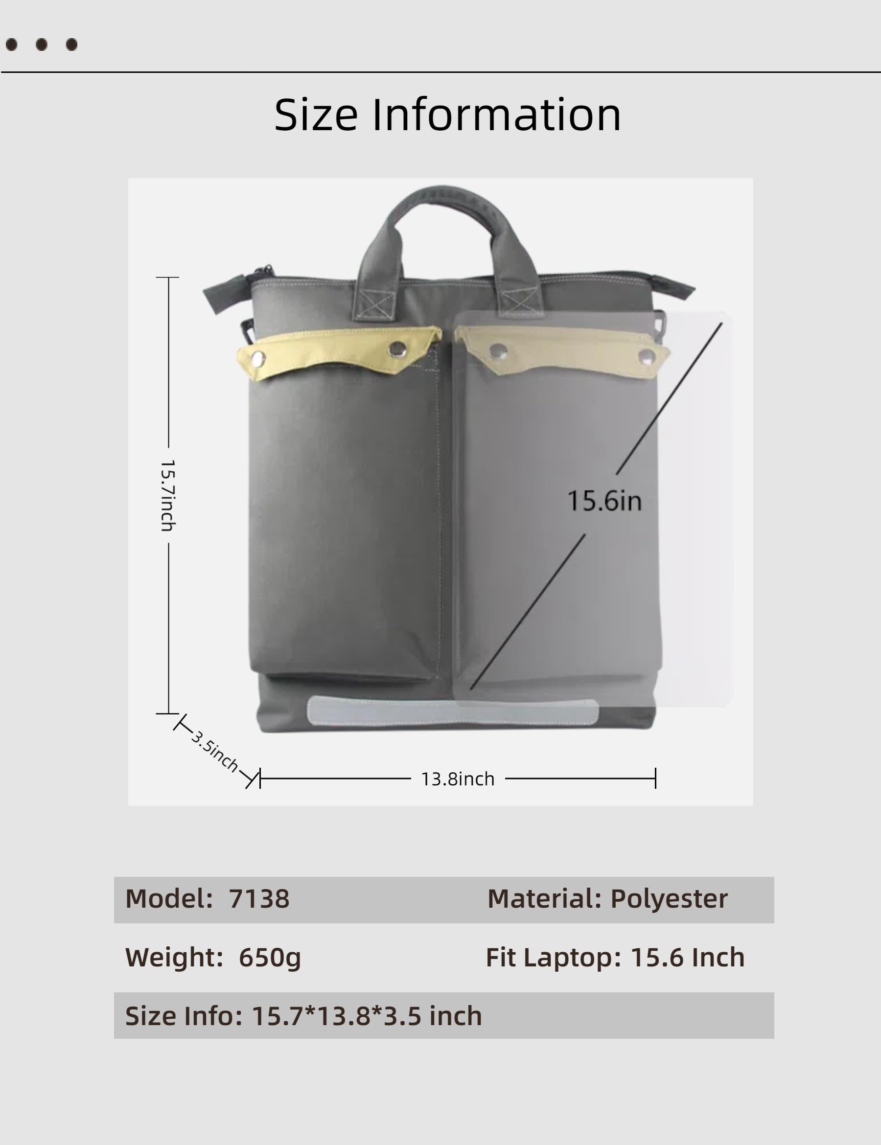 BASICPOWER Convertible Backpack for Women & Men - Waterproof Laptop Backpack with Tote Handle, Lightweight Daypack for Work, College, Travel & Daily Use | Perfect for Commuting, Business Trips & Outdoor Adventures