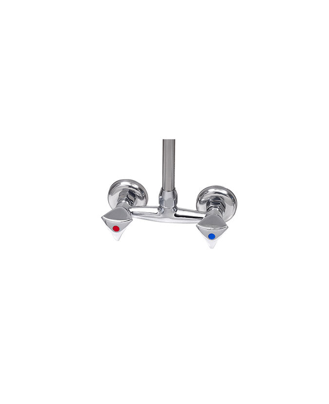 Cancan® MT04 Deluxe Wall Mounted Pre Rinse Faucet - Commercial Grade Stainless Steel Kitchen Sink Sprayer for Restaurants, Bars & Home Use | High Pressure Water Saving Design for Efficient Cleaning