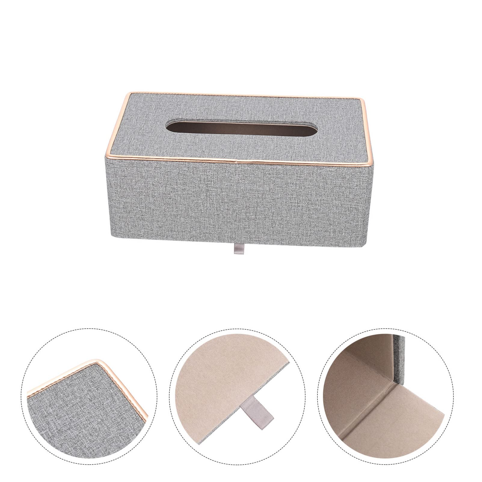 Premium Paper Towel Holder & Tissue Box Organizer - Sturdy Storage Container for Napkins, Tissues & Paper Rolls - Perfect for Kitchen, Bathroom & Office Organization