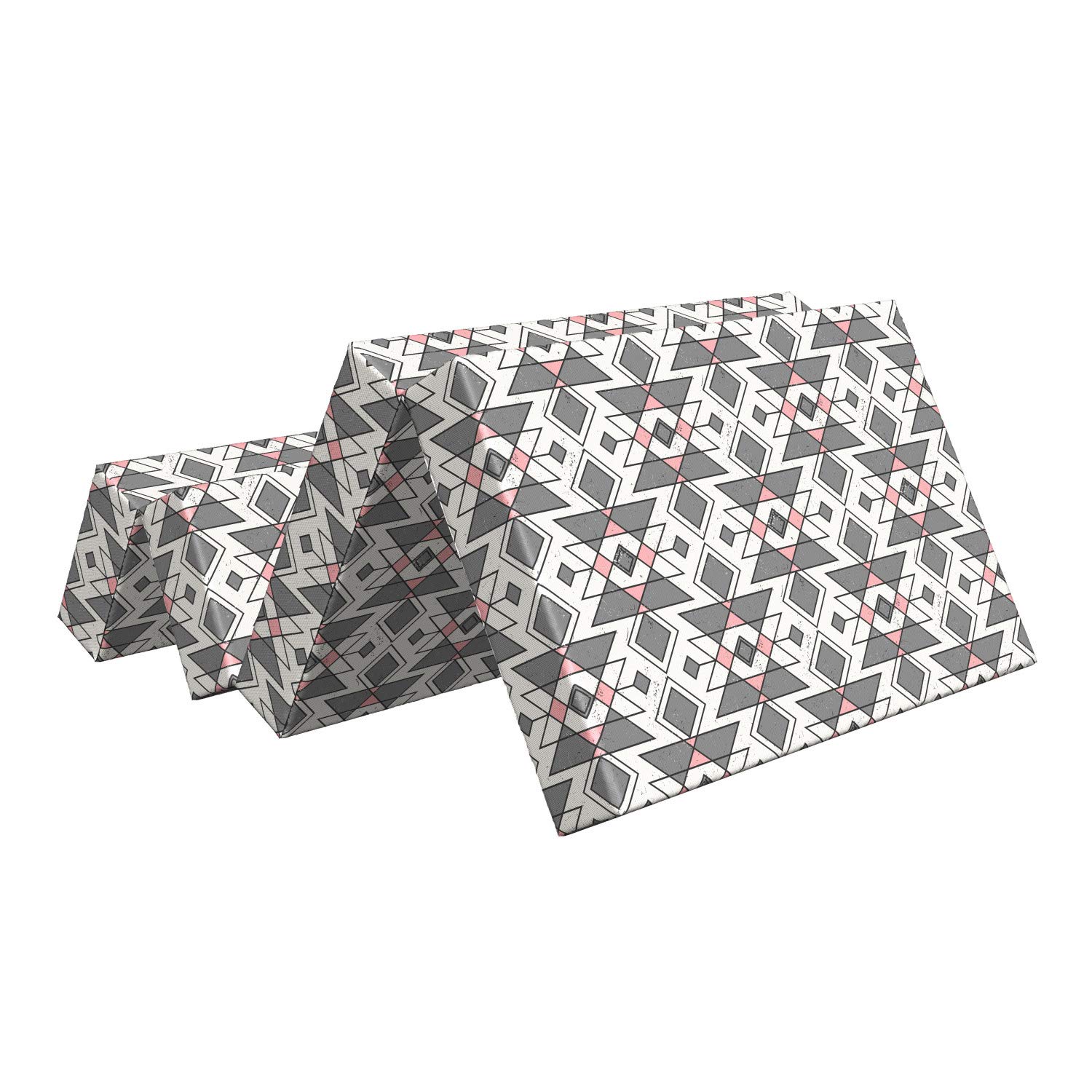 Ambesonne Abstract Geometric Aztec Ethnic Foldable Mattress - 74.8