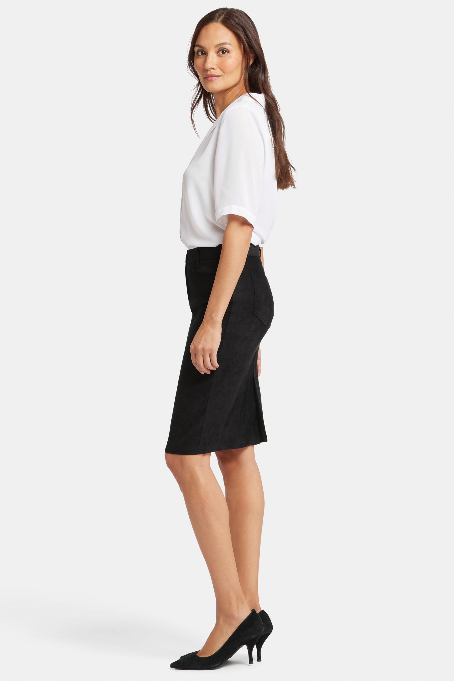 5 Pocket Pencil Skirt for Women - Slim Fit Black Office Skirt | Perfect for Work, Business Meetings & Formal Occasions