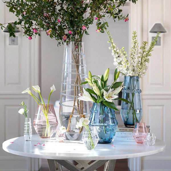 Juliska Amalia 6-Inch Decorative Ceramic Vase - Elegant Home Decor for Centerpieces, Wedding, and Dining Table