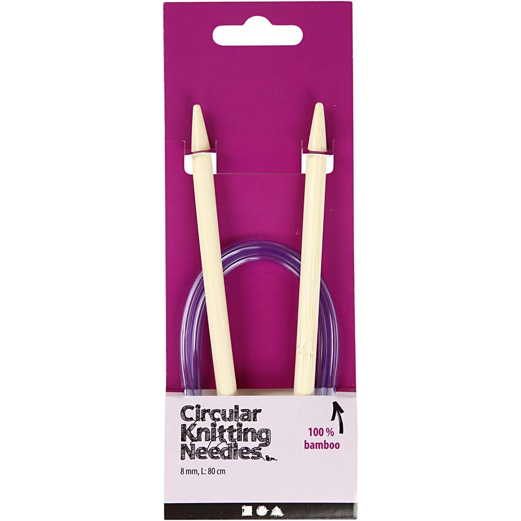 8-Inch Circular Knitting Needles for Crochet & Knitting - 1 Piece Set - Perfect for Socks, Hats, and Sweaters (Handmade Yarn Crafts)