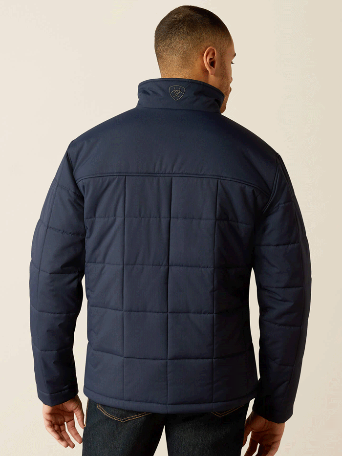 Ariat Men's Crius Insulated Jacket - Dark Sapphire Blue Waterproof Winter Coat for Outdoor Work, Hiking & Cold Weather Activities