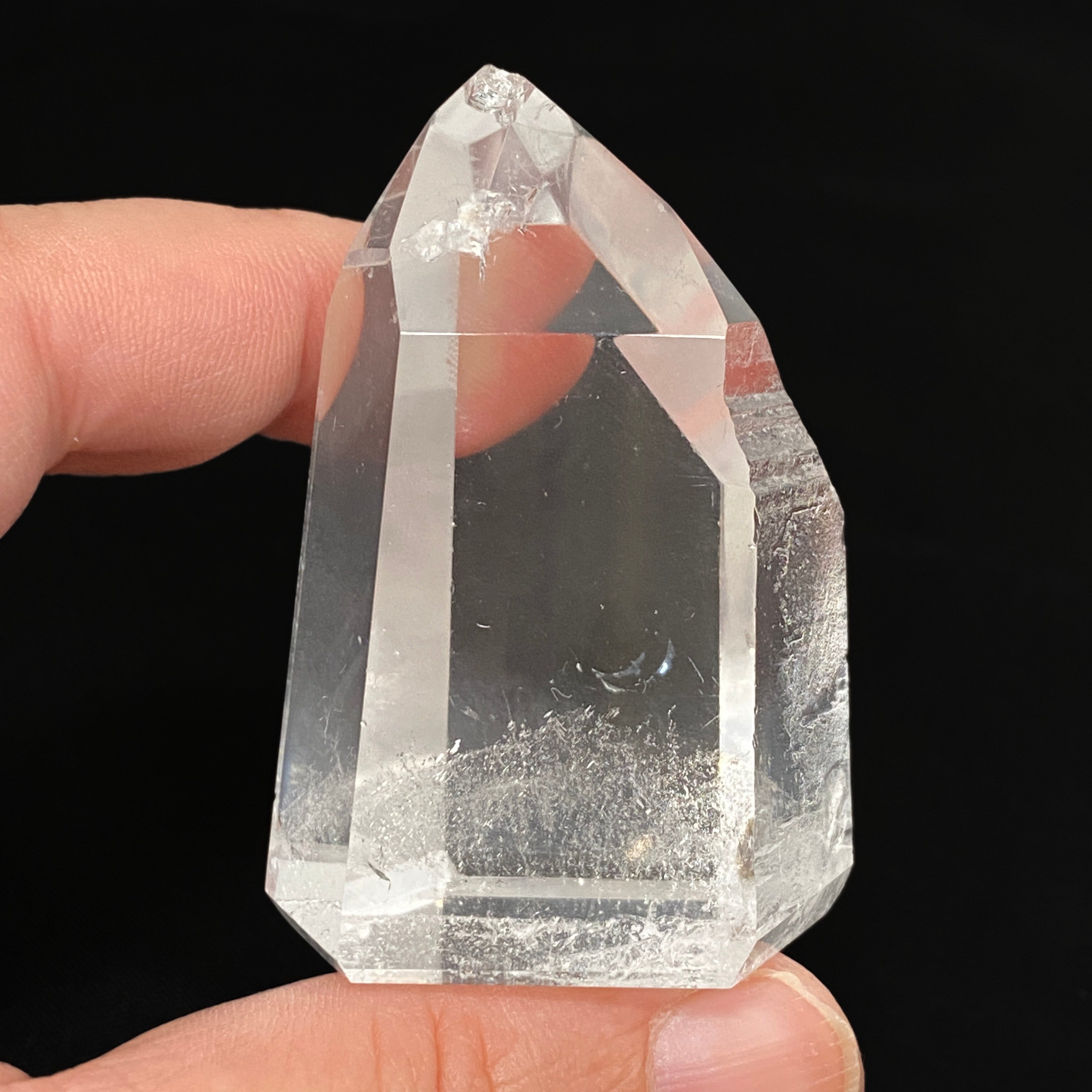 Lemurian Seed Crystal Polished Point - 91g 56x39mm Natural Healing Stone for Meditation, Chakra Balancing & Energy Work - Perfect for Spiritual Growth & Home Decor
