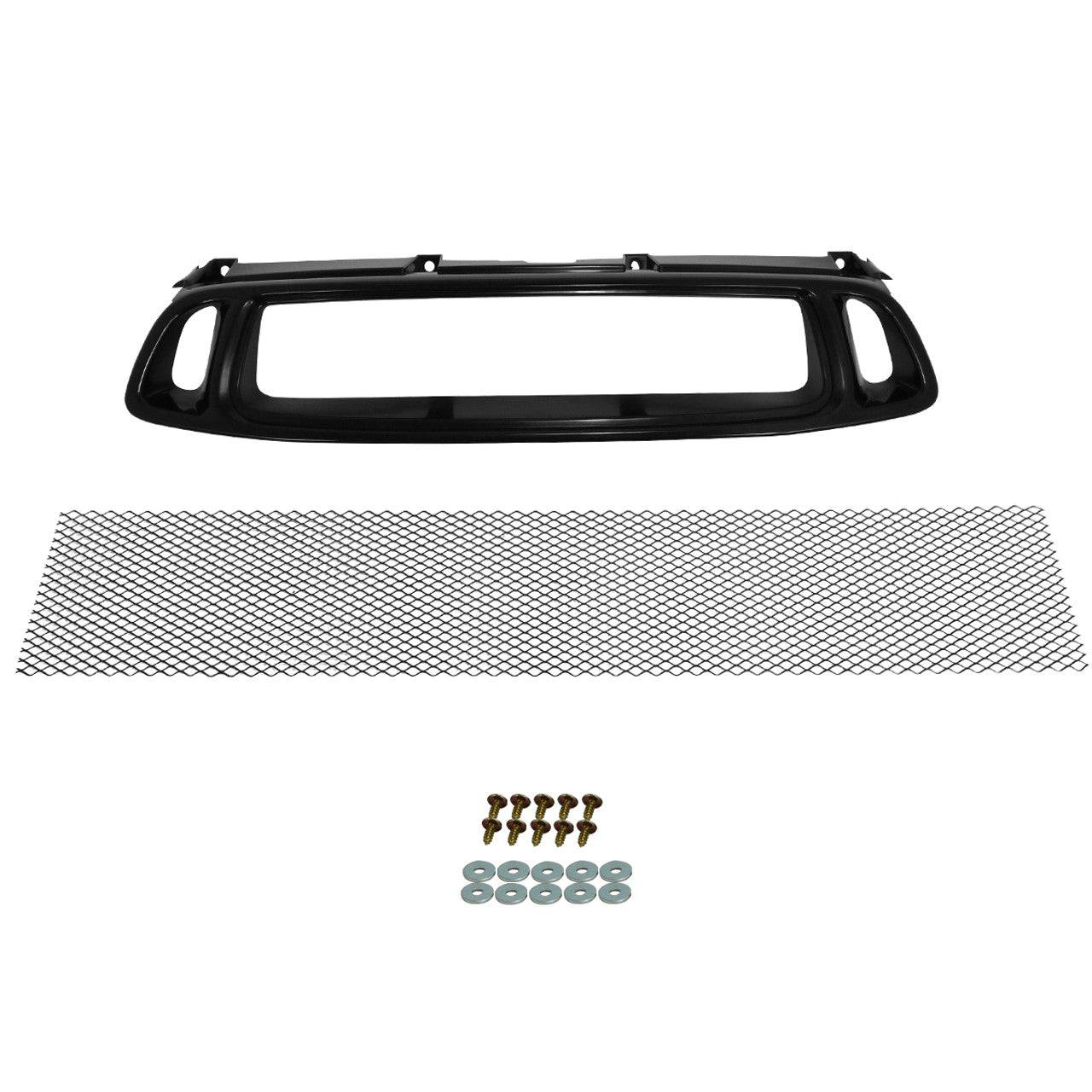 2004-2005 Subaru Impreza Front Grille - Black ABS with Aluminum Mesh Replacement for Enhanced Style & Protection | Perfect for Off-Road, Car Shows & Daily Driving