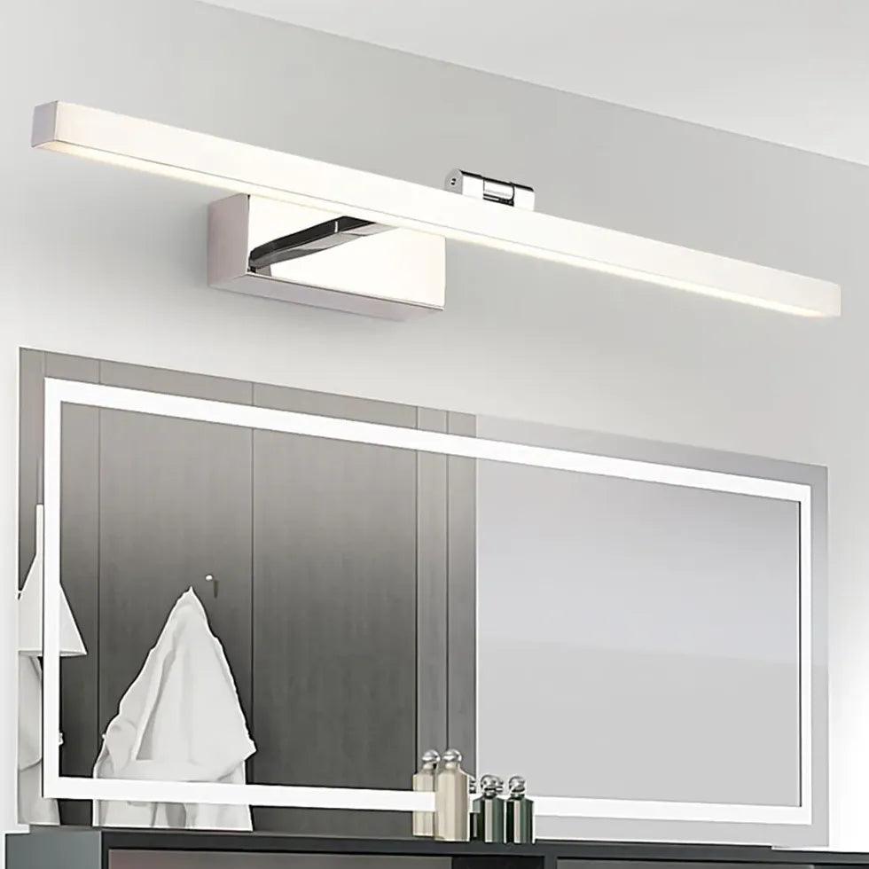 Modern Minimalist Linear LED Mirror Lights - Energy-Efficient Bathroom Vanity Lighting for Home & Salon Use
