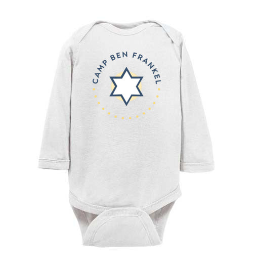 Ben Frankel Baby Long Sleeve Bodysuit - Soft Cotton Onesie for Newborns & Infants - Perfect for Everyday Wear, Playtime & Family Photos