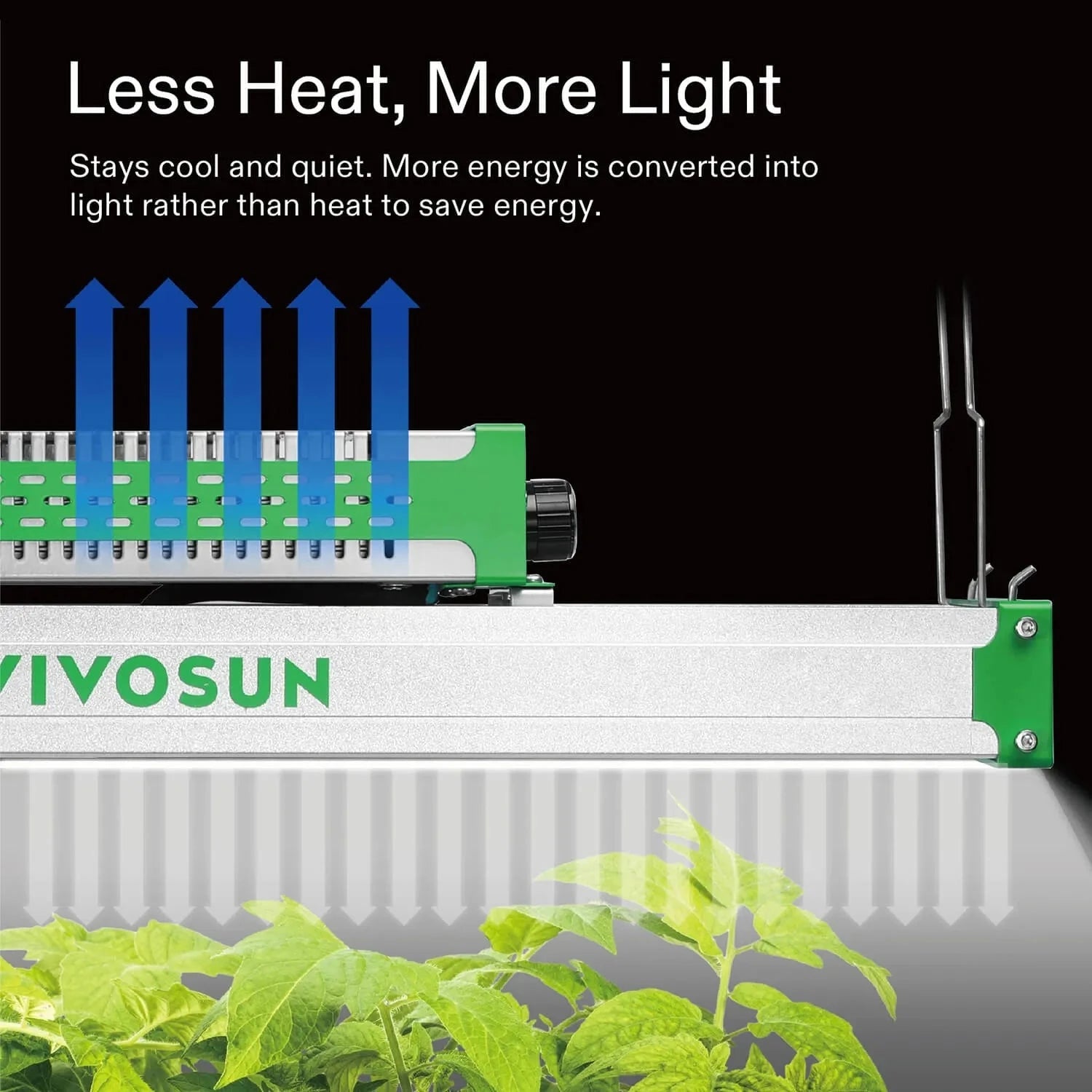 Vivosun VSX3200 Full Spectrum LED Grow Light for Indoor Plants - High Efficiency 320W Plant Light for Hydroponics, Greenhouse, and Home Gardening