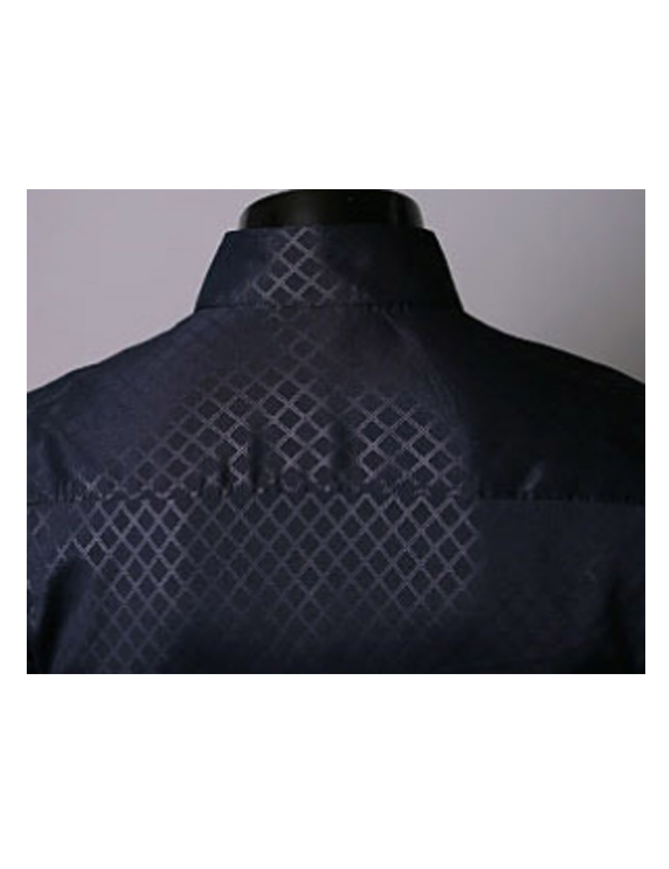 Premium Men's Dress Shirt - Slim Fit Grid Pattern Casual Button Down Shirt for Office, Business & Formal Occasions