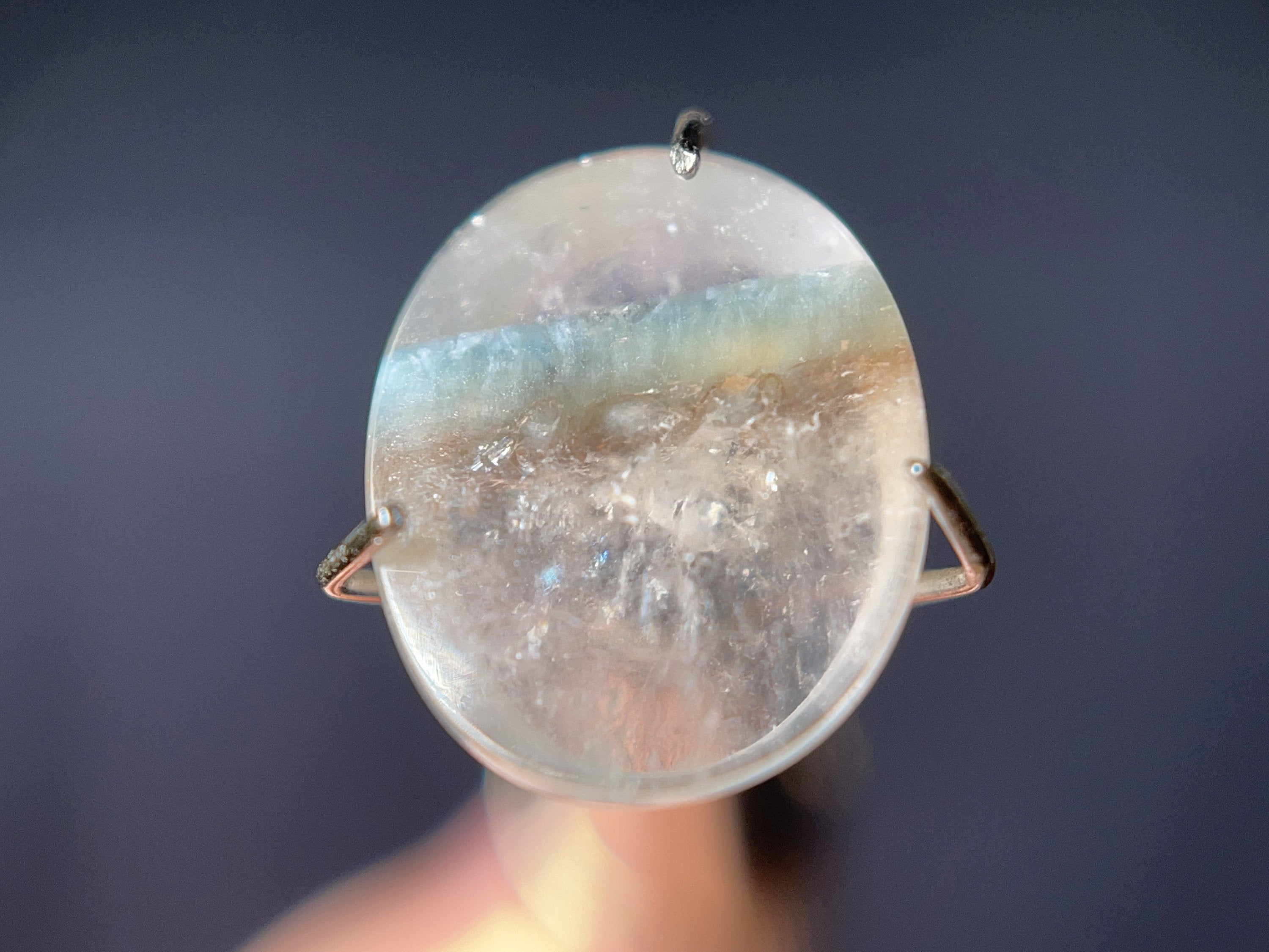 GILALITE Cabochons | Medusa Paraiba Quartz Striped Oval Gemstones for Jewelry Making (43804) – Perfect for Necklaces, Earrings & DIY Craft Projects