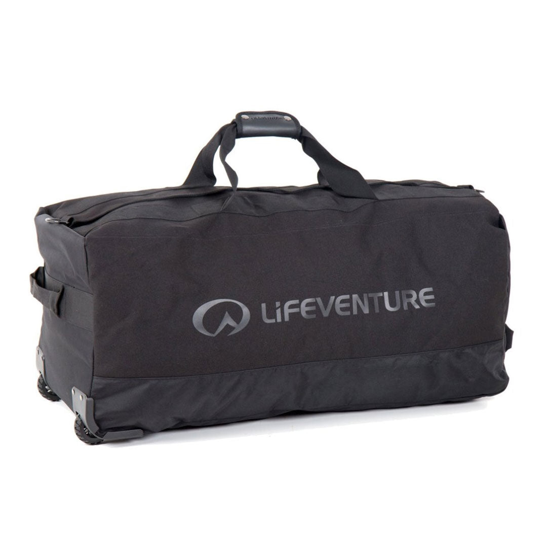 Lifeventure Expedition Wheeled Duffle Bag 120L - Large Travel Duffel with Wheels for Camping, Hiking & Airplane Carry-On | Water-Resistant Gear Bag