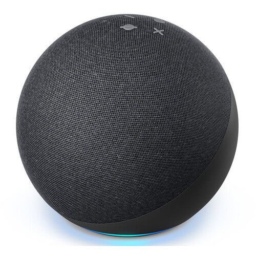 Amazon Echo (4th Generation) | Smart Speaker with Alexa | Charcoal Black | Stream Music, Control Smart Home, Make Calls | Perfect for Living Room, Kitchen & Home Office