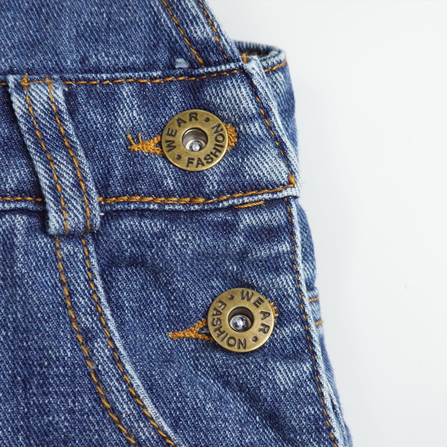 KIDSCOOL SPACE Denim Overalls for Girls & Boys - Stretch Waist Ripped Jean Shorts | Playground, Summer Outfits, Casual Wear