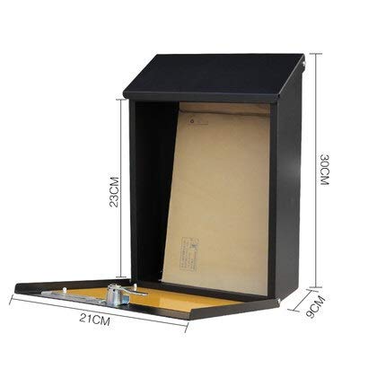 Creative Small Villa Suggestion Box - Outdoor Wall Mounted Mailbox for Letters & Post - Perfect for Gardens, Porches, and Entryways