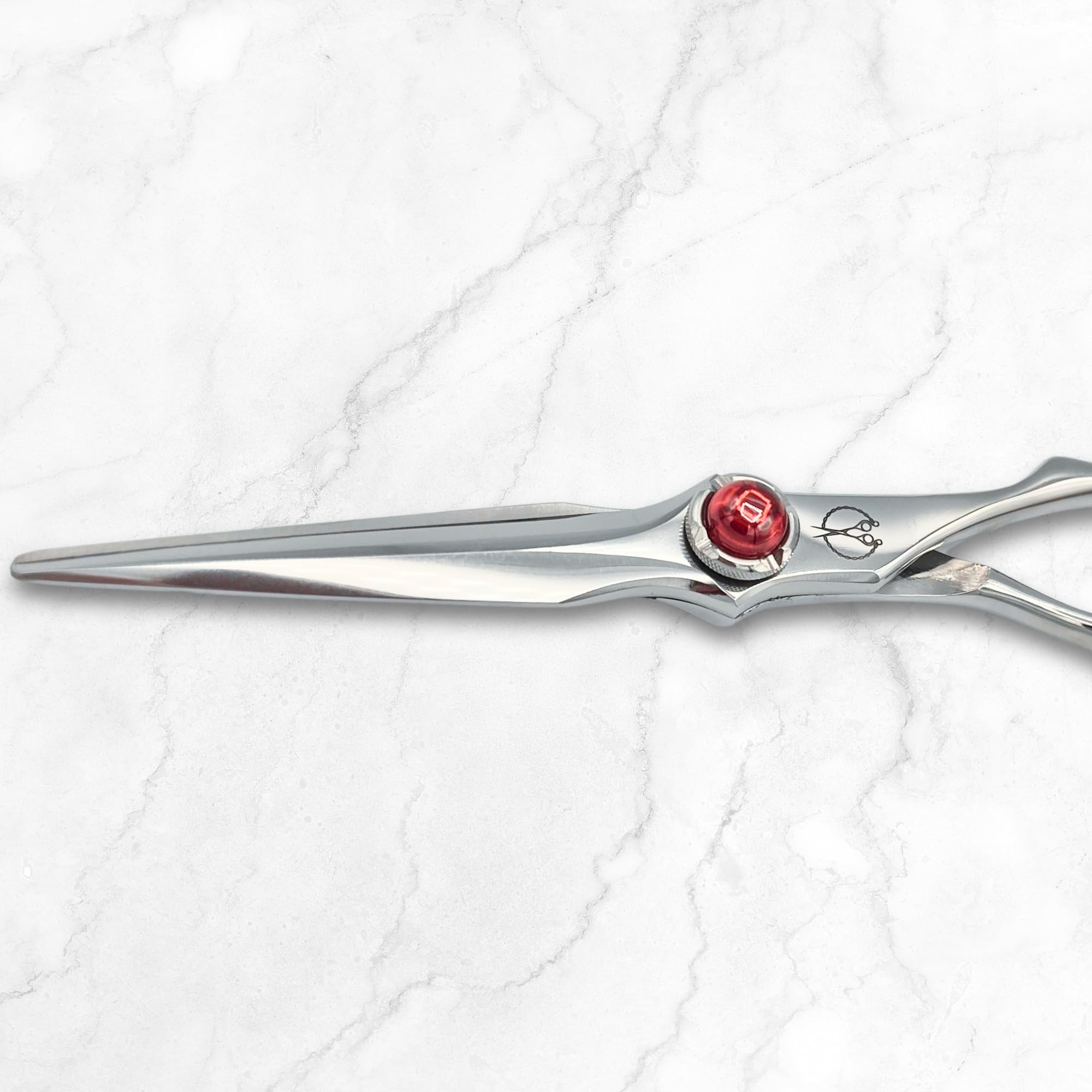 Red Moon 6 Inch Professional Hair Cutting Scissors - Barber Shears for Precision Haircuts, Styling & Trimming | Salon & Home Use