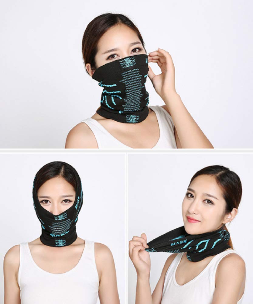 LINKID Winter Face Mask Neck Warmer Gaiter & Balaclava for Women & Men - Windproof Fleece Scarf for Skiing, Snowboarding, Hiking & Outdoor Activities | Cold Weather Protection for Face & Neck
