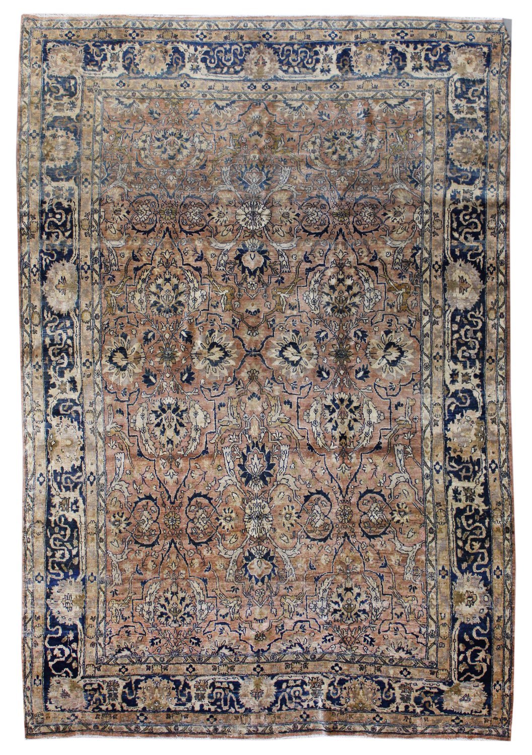 Handwoven Antique Tabriz Traditional Persian Rug - Premium Wool Carpet for Living Room, Bedroom & Office Decor (Model JF8099)