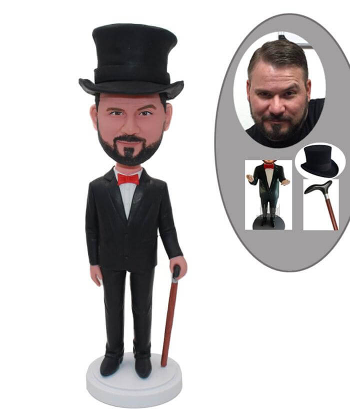 Personalized 1 Person Custom Bobblehead - Unique Handmade Figurine Gift for Anniversaries, Birthdays & Office Decor | Perfect for Couples, Family & Collectors
